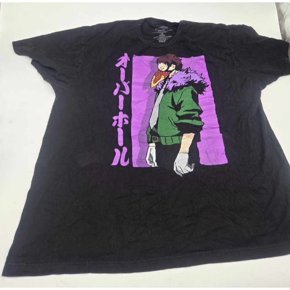 My Hero Academia Anime Series Shirt Kai Chisaki Purple Black Size 2XL